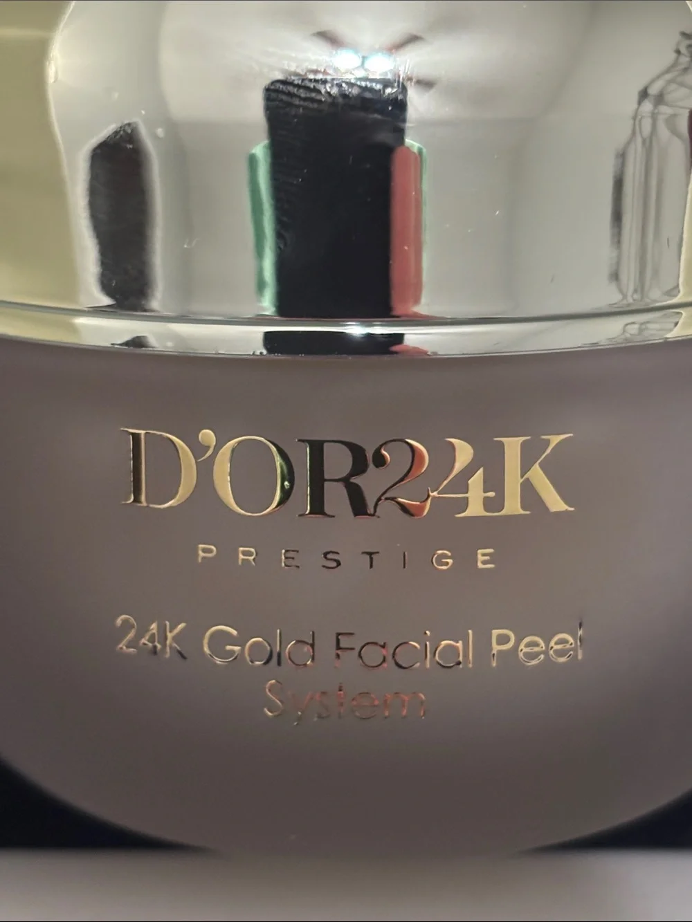 D'Or Skincare 24K Gold Facial Peel System - White & Gold